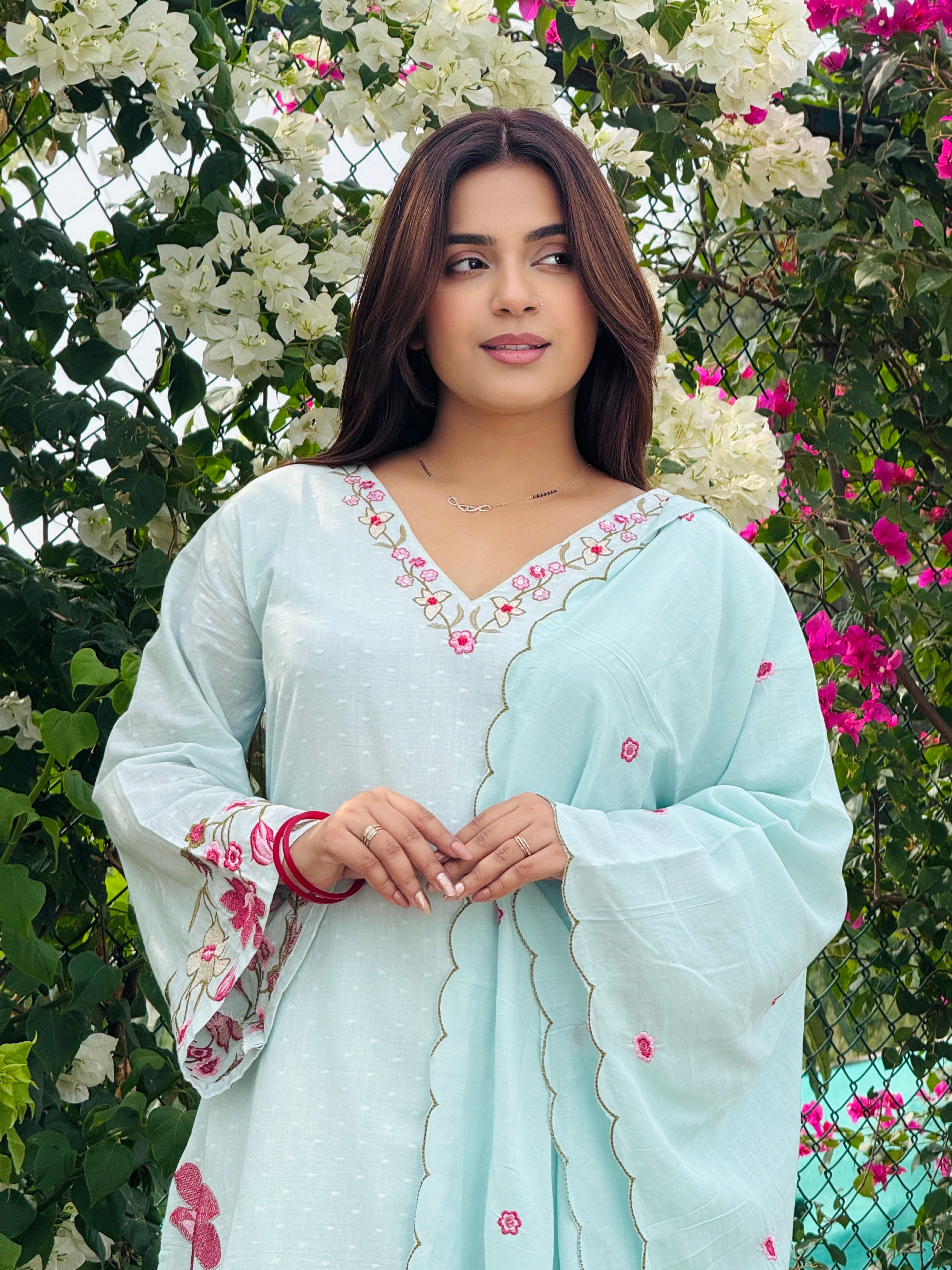 Noor Buti Embroidered Cotton Suit