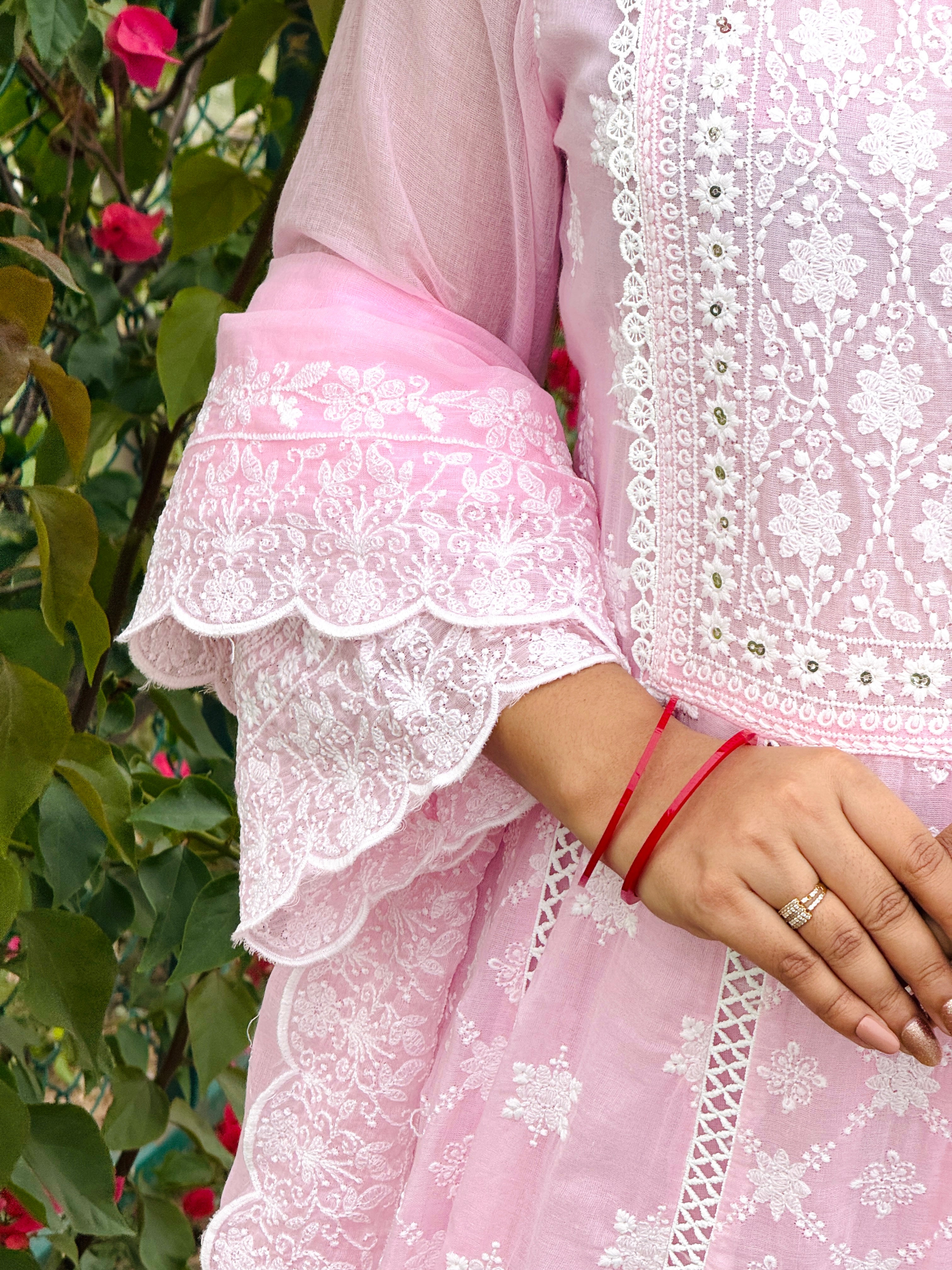 Noor Chikankari Mulmul Cotton Suit