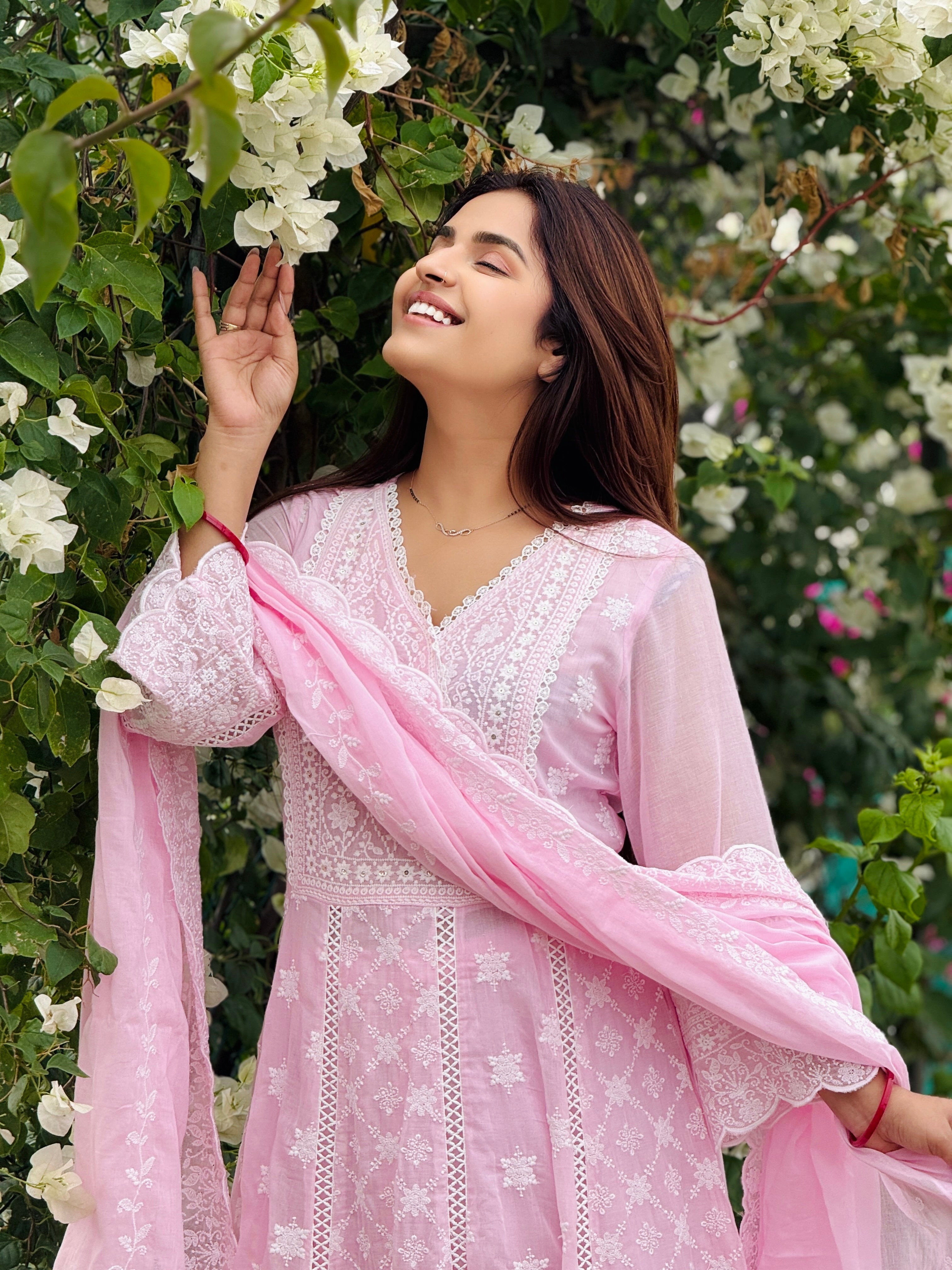 Noor Chikankari Mulmul Cotton Suit
